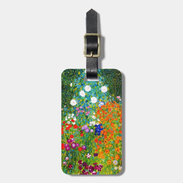 Gustav Klimt , “ Farmhouse garden ” Bagagebricka (Vertikal Framsida)