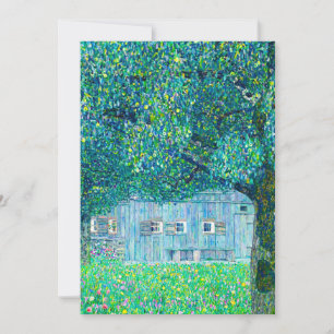 Gustav Klimt Farmhouse i Oberösterreich Inbjudningar