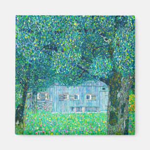 Gustav Klimt Farmhouse i Oberösterreich Magnet