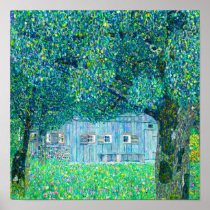 Gustav Klimt Farmhouse i Oberösterreich Poster