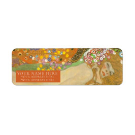 GUSTAV KLIMT FINE ART RETURN ADDRESS-ETIKETT RETURADRESS ETIKETT