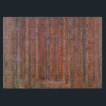 Gustav Klimt Fir Forest Tannenwald Red Träd<br><div class="desc">Vintage Gustav Klimt Fir Forest - Art nouveau Red Träd Denna vackra vintage av träd är av konstnären Gustav Klimt. Målningen, som heter Fir Forest I, eller Tannenwald, visar oss ett vackert landskap med Red Fir Träd, genom en tät skog. Gustav Klimt fångade vibrationskänslan i den här landskapsmålningen. Skogen var...</div>