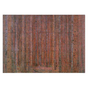 Gustav Klimt Fir Forest Tannenwald Red Träd