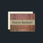 Gustav Klimt Fir Forest Tannenwald Red Träd Inbjudningar<br><div class="desc">Vintage Gustav Klimt Fir Forest - Art nouveau Red Träd Denna vackra vintage av träd är av konstnären Gustav Klimt. Målningen, som heter Fir Forest I, eller Tannenwald, visar oss ett vackert landskap med Red Fir Träd, genom en tät skog. Gustav Klimt fångade vibrationskänslan i den här landskapsmålningen. Skogen var...</div>
