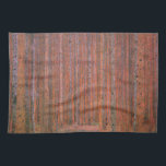 Gustav Klimt Fir Forest Tannenwald Red Träd Kökshandduk<br><div class="desc">Vintage Gustav Klimt Fir Forest - Art nouveau Red Träd Denna vackra vintage av träd är av konstnären Gustav Klimt. Målningen, som heter Fir Forest I, eller Tannenwald, visar oss ett vackert landskap med Red Fir Träd, genom en tät skog. Gustav Klimt fångade vibrationskänslan i den här landskapsmålningen. Skogen var...</div>