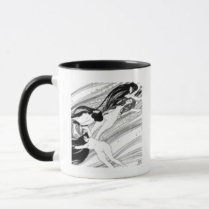 Gustav Klimt - Fisk Blod Surreal Japansk Konst Mugg