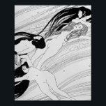 Gustav Klimt - fiskblodet Poster<br><div class="desc">Gustav Klimt - fiskblodet</div>