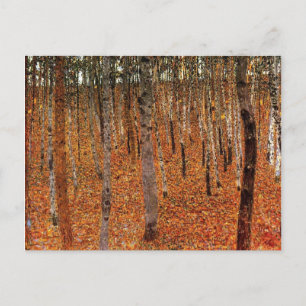 Gustav Klimt Forest of Beech Träd Fne Art Vykort
