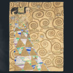 Gustav Klimt - Förväntning, Stoclet Frieze Fleecefilt<br><div class="desc">The Livets träd, Stoclet Frieze, Expectation - Gustav Klimt, Cardboard, 1909</div>