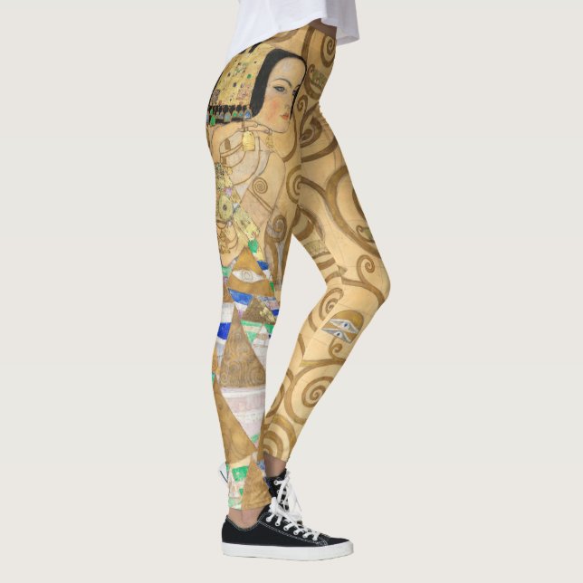 Gustav Klimt - Förväntning, Stoclet Frieze Leggings (Höger)