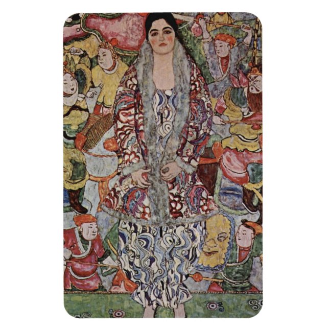 Gustav Klimt Fredericke Maria Beer Magnet (Vertikal)