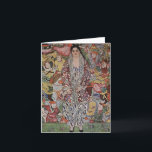 Gustav Klimt Fredericke Maria öl noterar kortet Kort<br><div class="desc">Gustav Klimt Fredericke Maria öl noterar kortet. Oljemålning på kanfas från 1916. Fredericke Maria öl föreställer ett fint porträttexempel av japonismen som ställs ut av Klimt som är mer sistnämnd i hans karriär. En underbar gåva för fläktar av Gustav Klimt,  art nouveau,  symbolistmålning.</div>