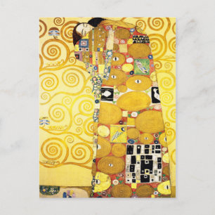 Gustav Klimt Fulfillment Älskare Fine Art Vykort