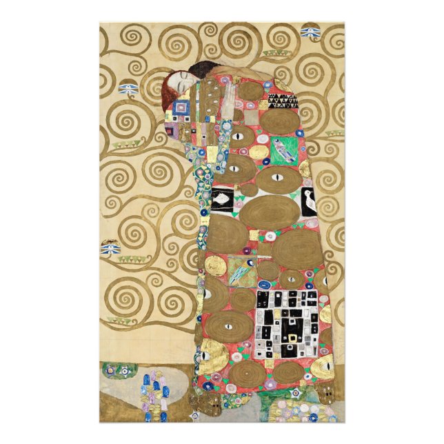 Gustav Klimt Fulfillment Fototryck (Framsidan)
