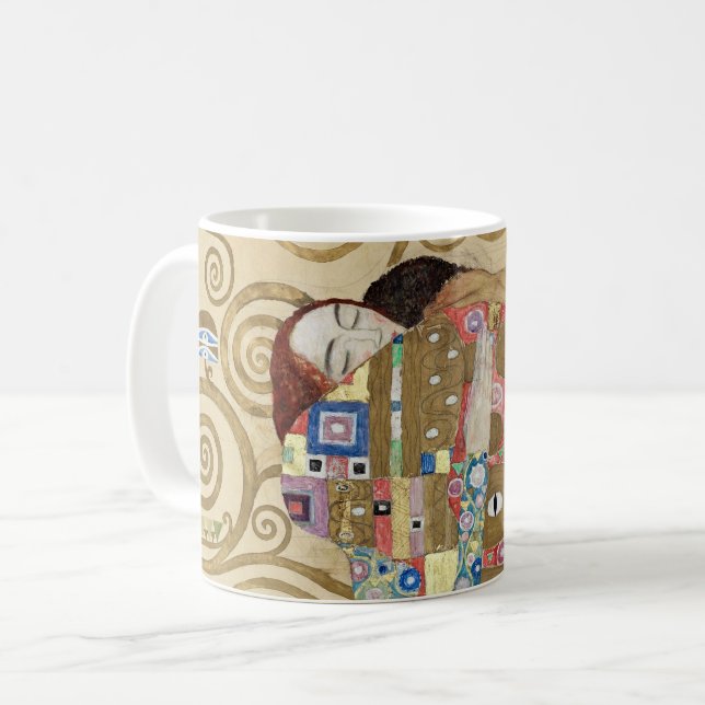 Gustav Klimt Fulfillment Kaffemugg (Framsida vänster)