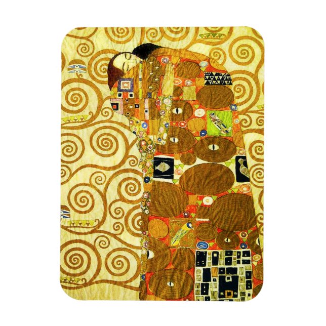 Gustav Klimt Fulfillment Magnet (Vertikal)