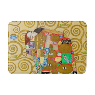 Gustav Klimt Fulfillment Nouveau Couple Badrumsmatta