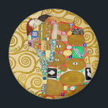 Gustav Klimt Fulfillment Nouveau Couple Magnet<br><div class="desc">Gustav Klimt,  Fulfillment 1910-1911 Art nouveau Couple med Klimts namnteckning snurrande design och vackra guld-målning.</div>