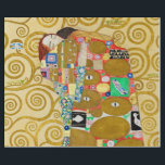 Gustav Klimt Fulfillment Nouveau Couple Presentpapper<br><div class="desc">Gustav Klimt,  Fulfillment 1910-1911 Art nouveau Couple med Klimts namnteckning snurrande design och vackra guld-målning.</div>