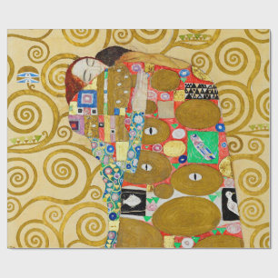 Gustav Klimt Fulfillment Nouveau Couple Presentpapper