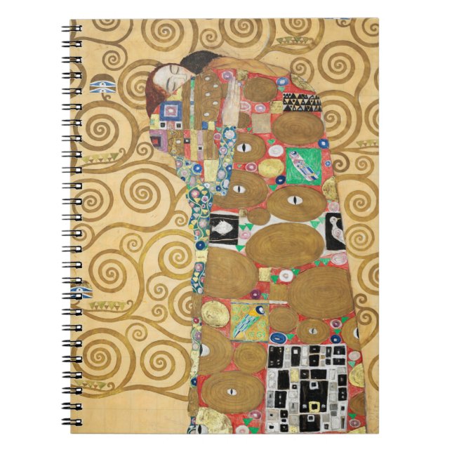 Gustav Klimt - Fulfillment, Stoclet Frieze Anteckningsbok (Framsidan)