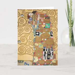 Gustav Klimt - Fulfillment, Stoclet Frieze Kort