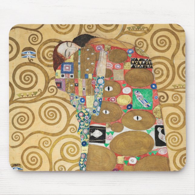 Gustav Klimt - Fulfillment, Stoclet Frieze Musmatta (Framsidan)