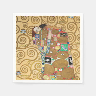 Gustav Klimt - Fulfillment, Stoclet Frieze Pappersservett