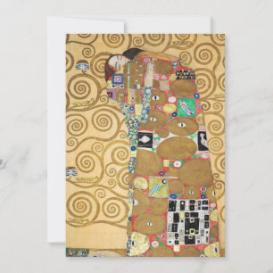 Gustav Klimt - Fulfillment, Stoclet Frieze Tack Kort