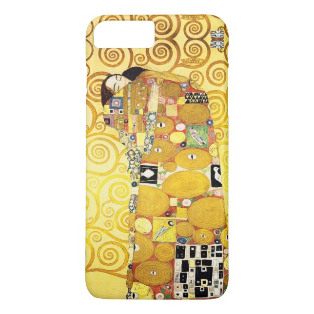 Gustav Klimt-fyllning Älskare konst Case-Mate iPhone Skal (Baksida)