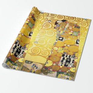 Gustav Klimt-fyllning Älskare konst Presentpapper