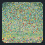 gustav-klimt fyrkantigt klistermärke<br><div class="desc">gustav Klimt art</div>