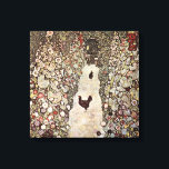 Gustav Klimt Garden med Tuppar Canvastryck<br><div class="desc">Tuppar i en trädgård av Gustav Klimt.</div>