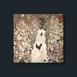 Gustav Klimt Garden med Tuppar Canvastryck<br><div class="desc">Tuppar i en trädgård av Gustav Klimt.</div>