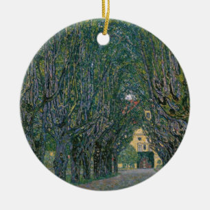 Gustav Klimt - Garden Painting Julgransprydnad Keramik