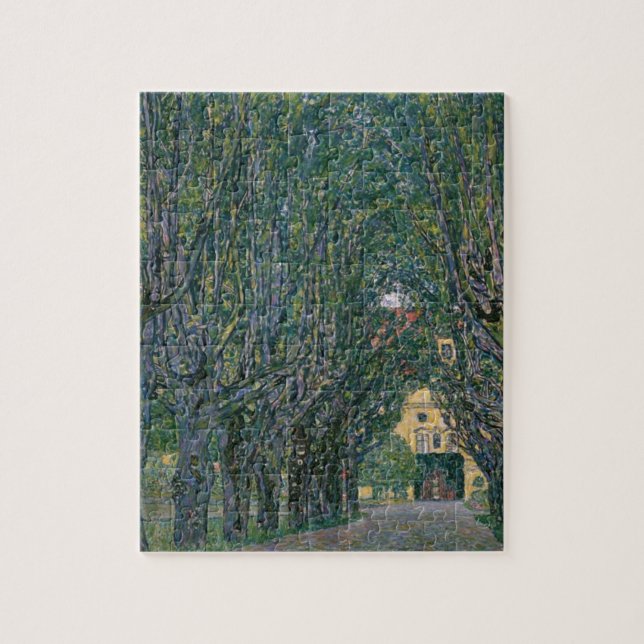 Gustav Klimt - Garden Painting Pussel (Vertikal)