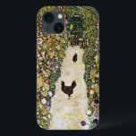Gustav Klimt - Garden Väg med Chickens<br><div class="desc">Garden Väg with Chickens - Gustav Klimt,  Oil on Canvas,  1916</div>