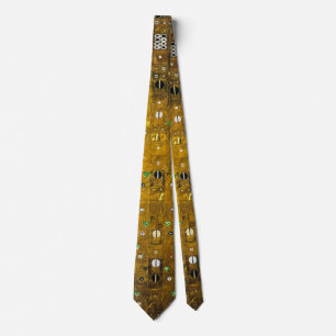 Gustav Klimt - Golden Tie for Art Älskare Slips