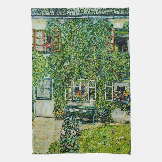 Gustav Klimt - Guardaboschis hus Kökshandduk (Vertikal)
