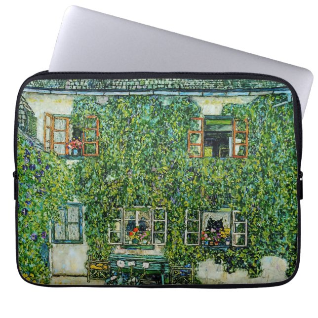 Gustav Klimt - Guardaboschis hus Laptop Fodral (Framsidan)