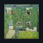 Gustav Klimt - Guardaboschis hus Magnet<br><div class="desc">House of Guardaboschi / House in Weissenbach of Attersee Sjö - Gustav Klimt,  Oil on Canvas,  1912</div>