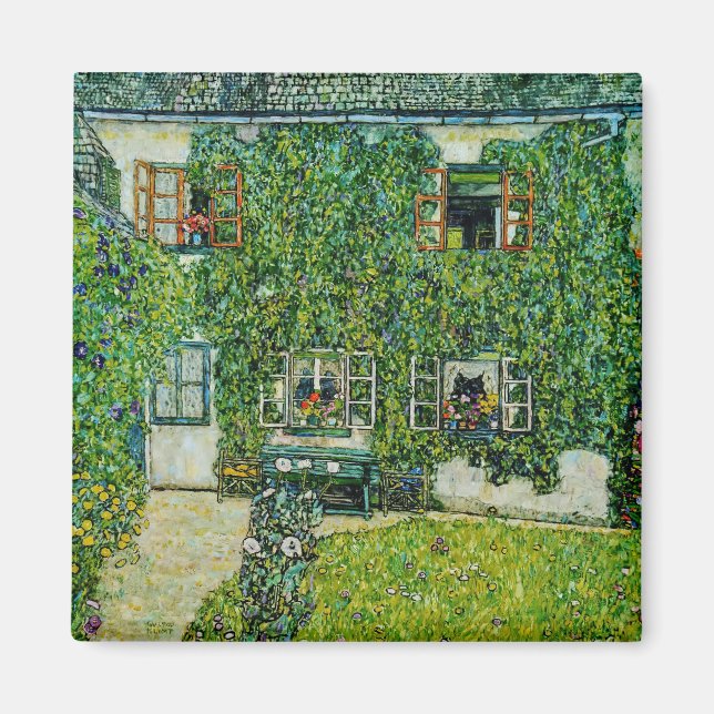 Gustav Klimt - Guardaboschis hus Magnet (Framsidan)
