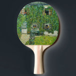 Gustav Klimt - Guardaboschis hus Pingisracket<br><div class="desc">House of Guardaboschi / House in Weissenbach of Attersee Sjö - Gustav Klimt,  Oil on Canvas,  1912</div>