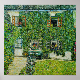 Gustav Klimt - Guardaboschis hus Poster