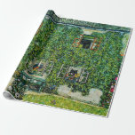 Gustav Klimt - Guardaboschis hus Presentpapper<br><div class="desc">House of Guardaboschi / House in Weissenbach of Attersee Sjö - Gustav Klimt,  Oil on Canvas,  1912</div>