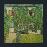 Gustav Klimt - Guardaboschis hus Trätavla<br><div class="desc">House of Guardaboschi / House in Weissenbach of Attersee Sjö - Gustav Klimt,  Oil on Canvas,  1912</div>