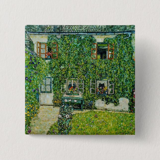 Gustav Klimt - Guardaboscis hus Knapp (Framsida)