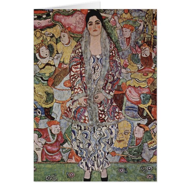 Gustav Klimt Hälsningskort (Framsidan)