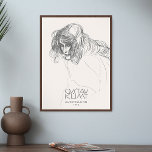 Gustav Klimt Head Woman Profile Beethoven Frieze Poster<br><div class="desc">Gustav Klimt Head Woman Profile Beethoven Frieze Exhibition Skriv ut</div>