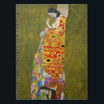 Gustav Klimt - Hope II Anteckningsbok<br><div class="desc">Hope II - Gustav Klimt,  Oil on Canvas,  1907</div>
